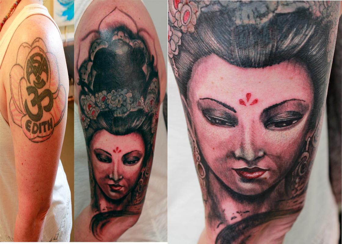 Kuan Yin by Steve Phipps TattooNOW